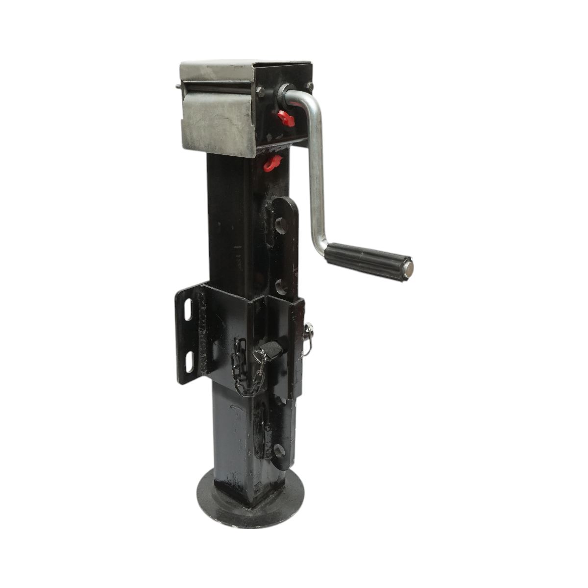 Adjustable support leg trailer with crank 60-100cm, lateral fixing, maximum load 4000 Kg